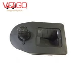 Golf Cart Ball & Club Washer Black with Mounting Base for Golf Carts