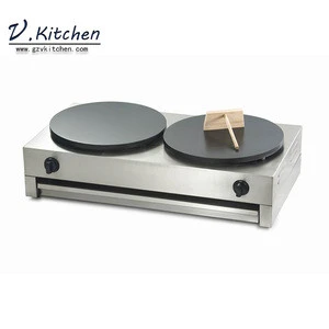 good design restaurant cooking range commercial 1 plate cast iron cooking surface countertop mini gas crepe maker