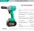 Import Good feedback adjustable impact wrench 1/2,cordless impact wrench, battery power driven wrench from China