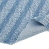 Good price stripe design clothing fabric blue color mixed knitted jacquard fabric