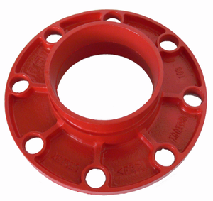 Good quality casting iron grooved pipe flange supplier for fire-fighting,air-conditioning,low-pressure steamining,mine piping