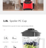 Good quality heavy duty prices oem commercial multi function food milk tea blender with great price
