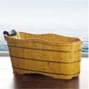 good quality wooden bathtub with pillow (073A)