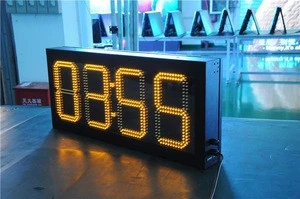 Gps timer red digital wall clock led display