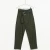 Import Green Twill Cargo Pants Womens Cropped Trousers with Belt and Buckle from China