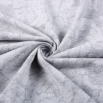 Grey 65% polyester 35% cotton yarn dyed terry cloth french terry fabric manufacturer