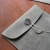 Import Grey Real Leather Large File Folding Clutch Laptop Bag from Hong Kong