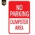 Import GS Aluminum sheet Parking Sign rectangle Traffic safety Signs from China