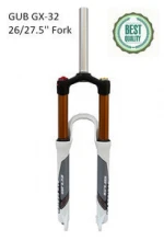 GUB GX-32 Magnesium aluminum alloy bicycle front fork bike front shock 26 27.5 bicycle suspension fork Disc brakes mtb fork
