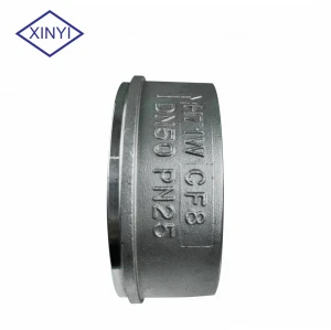 H71W-16 SS304 5 Metal stainless steel wafer spring check valve
