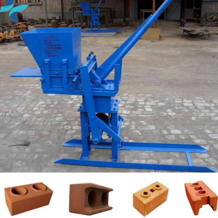 Buy Hand Press Manual Soil Earth Interlocking Brick Block Making ...