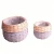 Import Handicraft Small Round Wicker Baskets For Flowers With Plastic Liner from China