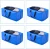 Import Heavy Duty Extra Large capacity Storage Bags, 4 packs XL Blue Moving Bags Totes with Zippers for Clothing Storage from China