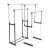 Import Height Ajustable Flexible Laundry Hanging Racks Commercial Grade Garment Rolling Clothing Rack from China