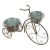 Import Hengfa palette metal artist home table decoration rusty antique bicycle bucket flower stand from China