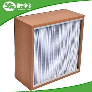 Hepa filter with paper separator for clean room manufacturer