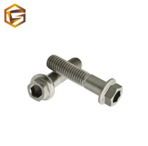 Hexagon Flange Bolt Fine Pitch Thread Metric Full Shank Flat Upper Face