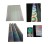 Import hi viz pet rainbow color reflective heat transfer vinyl iridescent film for reflective logo from China