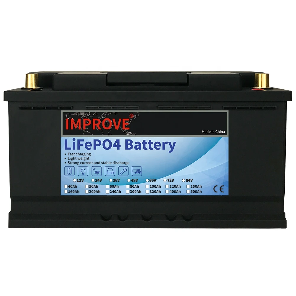 High Capacity Lithium Ion Battery Lifepo4 24v 120ah Improve Solar Storage Battery