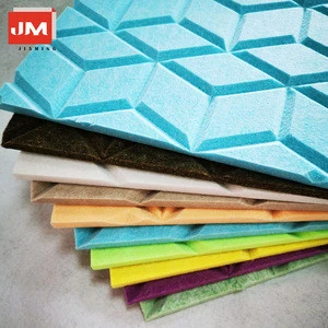high density polyester fiber board for ceiling or sound proof foam pet acoustic panel