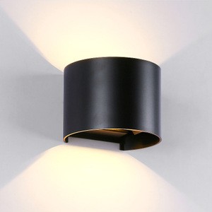 High Efficiency Indoor Aluminum Black White Square Wall Lamp Led For Hotel Home