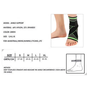 High Elastic Adults Knitted Compression Ankle Support