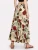 Import high fashion elegant flower print full length rayon women skirts from China