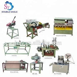High performance full set disposable round bamboo chopstick forming making machine