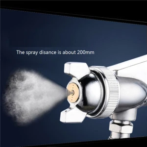 High Pressure 1.5mm Nozzle Suction Feed Nozzle Aluminum Cup Air Spray Paint Gun