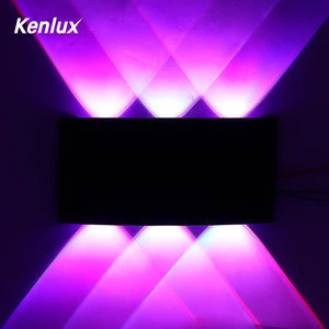 High quality 18W red green blue RGB outdoor led waterproof wall light surface mounted outdoor led wall light wall lamp modern