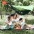 Import High quality 210T ripstop  parachute nylon ultralight family Swing Hammock with mosquito net for outdoor Camping and Hiking from China