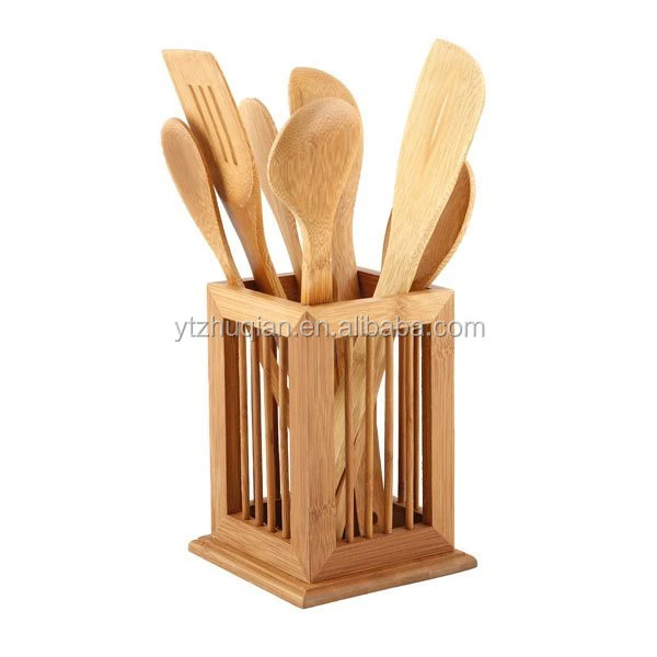 High quality 30cm length Bamboo Kitchen cooking tool bamboo utesils set