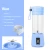 Import High Quality 380ml 6 Blades Mini Electric Portable Rechargeable Fruit Juicer Popular USB Blender Juicer from China