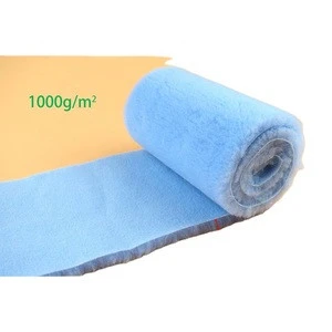 High quality and cheap blue  polyester flannelette cover and paint roller cover