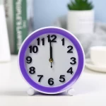 High quality brief style desk clocks wholesale china small fm table clock alarm