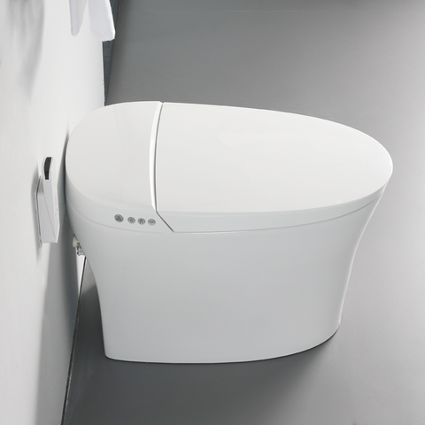 High quality ceramic toilet intelligent wc floor mounted toilet bowl bathroom smart bidet toilet