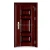 Import High quality cheap security room door steel entrance metal doors from China
