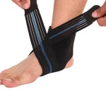 High quality custom logo durable adjustable nylon ankle support brace