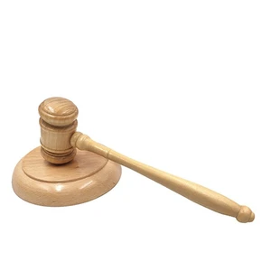 high quality custom Wooden Wood mallet for lawyer judge