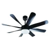 High quality decoration home remote control 8 plastic blade electric luxury designer air conditioning ceiling fan