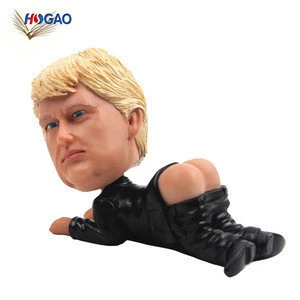 High quality funny resin custom Donald Trump action figure toy for car dashboard