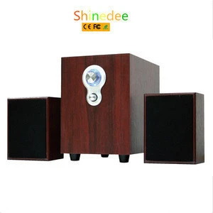 High Quality Heavy Bass Wooden 2.1 Multimedia Speaker System from China
