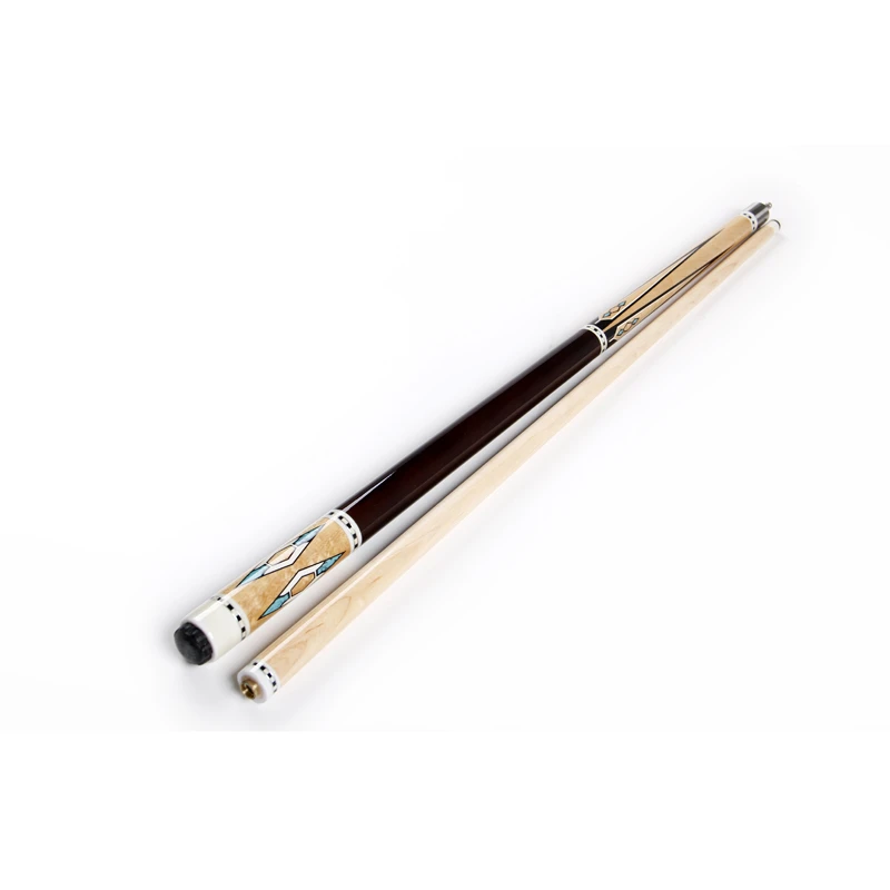 High Quality Hot Sell Whole  1/2 Jointed Maple Wood Billiard Pool Cue Stick Nine Ball Cue Stick