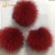 Import High quality jtfur fuzzy wholesale soft real racoon fur pom pom from China