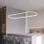 Import High Quality Modern Stair Chandeliers Led Tube Pendant Lamp Ceiling Lights kitchen Led Aluminum Ring Pendant Light from China