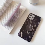 High Quality Phone Case For Samsung A72 A52 A32 A12 A42 A21S A51 A71 A50 A30S A70 With Bracket Gradient Matte Marble Cover