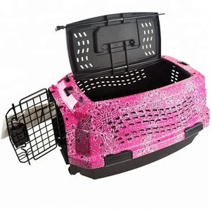High Quality Plastic Pet Airbox Locked Pet Dog PP Cage Travel Carrier