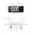 Import High quality smart LED mirror display small digital table bedside clock from China