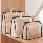 High Quality Wardrobe Hanging Storage Bag Non-woven Waterproof Leather Bag Protection Storage Bag