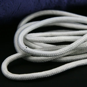 High quality woven cotton rope roll curtain elastic rope sofa edge with nylon cotton rope